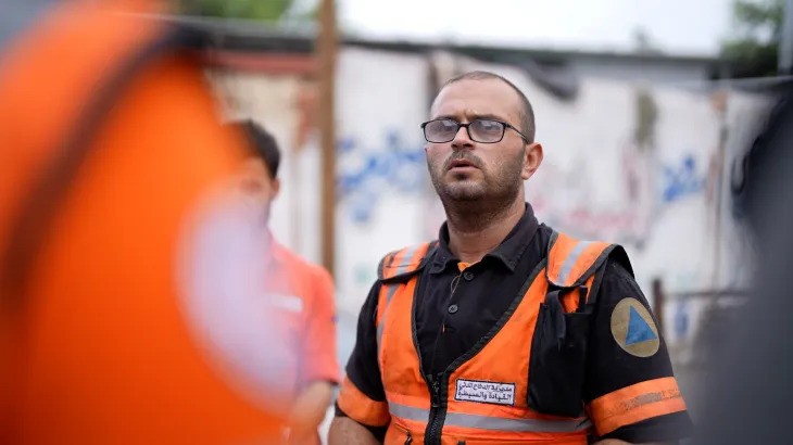 مهمة انقاذ في غزة